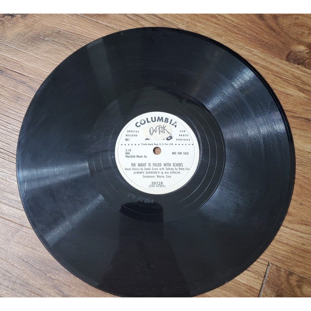 Jimmy Dorsey – The Night Is Filled / Tell Me True Columbia CO 47264 V+/V+